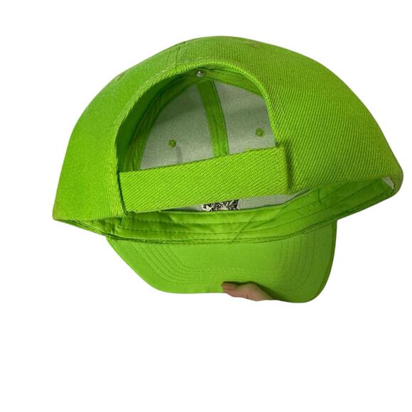 Scranton Wilkes Barre Penguins Baseball Hat Lime Green Minor League Hockey OS - Picture 4 of 5